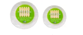 Perfectware 810011472730 Paper Plate Combo Pack -6 Inch -300ct And 9 Each Plain Combo- 600