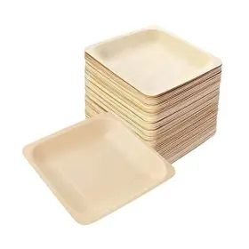 Wooden5 Perfectware Earth Friendly All Natural Premium Quality 100% 5 Inch -plates