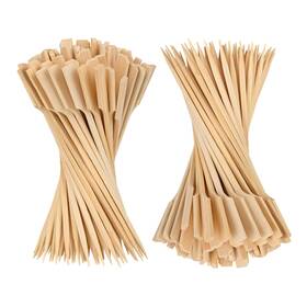 Pfieifpo Q8-yb8h-x09h 4.7 Inch Bamboo Skewers 300 Pcs Paddle Wood Picks Toothpicks For App
