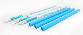 223064 Phade Eco-friendly 9 Inch Boba/smoothie Drinking Straws 500 Count - Wrapped