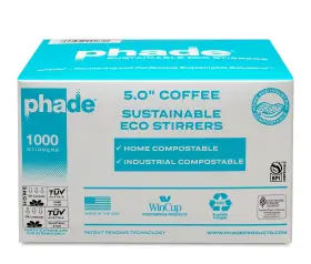 511181 Phade Eco-friendly Cocktail Straws 6 000 Count - Sustainable Marine Biodegrad