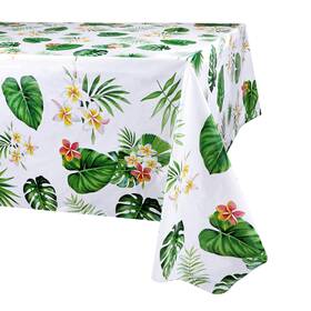 Phogary 2507-us 2 Pack Hawaiian Luau Tablecloths For Count Of 1 Green-2 Pieces