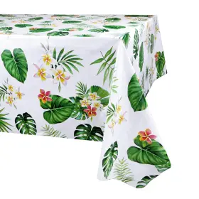 Green-2 Phogary 2507-us 2 Pack Hawaiian Luau Tablecloths For Count Of 1 Pieces
