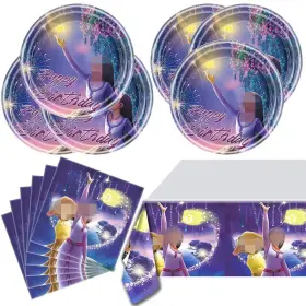 Pidheedqee 711271798892 Wish Party Tableware Girl Birthday Supplies