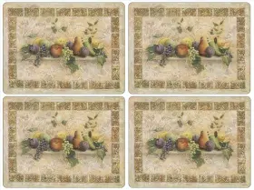 2010642816 Pimpernel Placemats One Size Multicolor