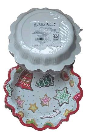 Pioneer Woman Pw44pr2310233aa Cookie Toss 8 Inch Diameter Paper Dessert Plates 24 Count