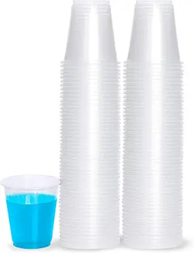 Plasticpro 684758147219 3 Oz Disposable Plastic Medium 100 Count Pack Of 1 Clear Cups