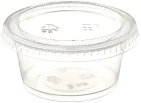 Polar Ice 609788974147 Plastic Jello Shot Cups With Lids 2-ounce Package Of 375 And