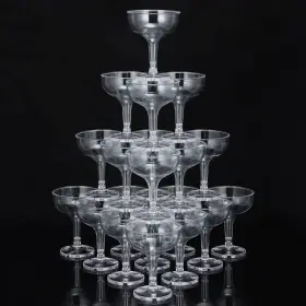 We-potchen-263651 Potchen 100 Pcs Plastic Champagne Party Glasses 5 Oz Clear Disposable