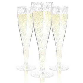 Prestee 812489030191 Copas De Champan Plastico Desechables Paquete 100 Plastic