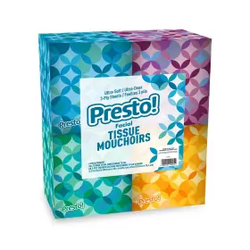 Presto 195515045575 Amazon Brand - Ultra-soft 3-ply Premium Facial Tissues 264 Count 4