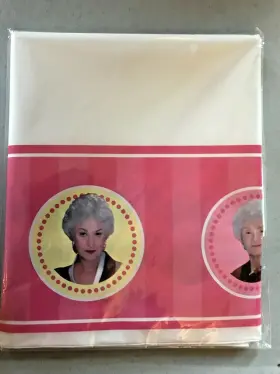 Prime Party 734038302415 Nip Betty White Golden Girls Tablecloth Plastic 54x108 Inch Abc Studios