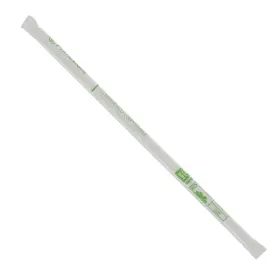 Stnjm2601025-c Primeware Case Of 2000 Clear Plant-based Straws 10.25 Inch Long Cellulosic Jumbo Comp