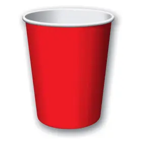 561031b Products - Hot/cold Cups Paper 9 Oz. Classic Red 24 Per Pack Sold As 1