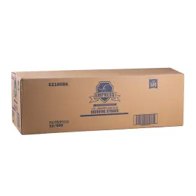 E2100bk Products Jumbo Straw Unwrapped 7.75 Inch Black Boxed 10/500 Cs