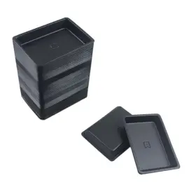 20220120003 Proshopping 100 Pcs Mini 2.95 Inch X2.16 Dipping Sauce Dishes Plastic Disposable Rectangular