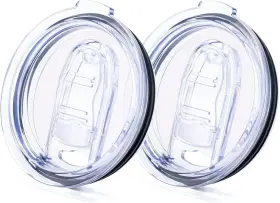 Lid-03 Prurex 30 Oz Tumbler Lids Replacement Spill Proof Splash Resistant 2 Pack