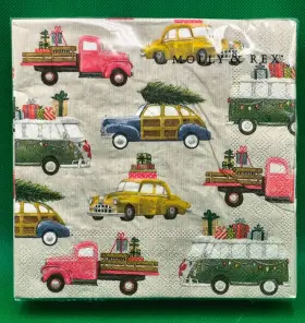 29866 Punch Studio Molly And Rex Lady Jayne Christmas 3-ply Paper Lunch Napkins 29866 Punch Studio Molly And Rex Lady Jayne Christmas 3-ply Paper Lunch Napkins