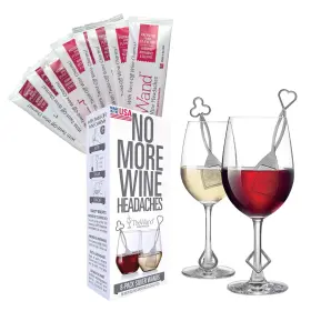 Vino8 Purewine To Your Health The Wand Wine Purifier - Red And White 8 Count Pack Of 1 Silver