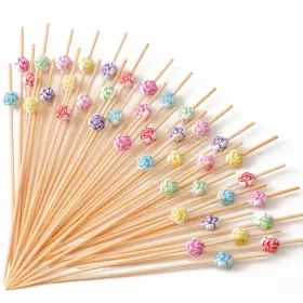 Picks-100c Putwo 732840829793 Cocktail Picks Sicks For Sandwich Appetizer Rose Decorative Drinks