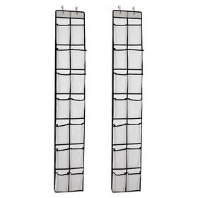 Pvwsg Cc-xsn-01 Over The Door Shoe Organizer 14 Large Mesh Pockets Hanging Rack F