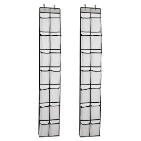 Cc-xsn-01 Pvwsg Over The Door Shoe Organizer 14 Large Mesh Pockets Hanging Rack F