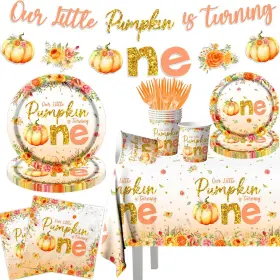 Pymurod 717181209251 142pcs Little Pumpkin First Birthday Decorations For Girl Our
