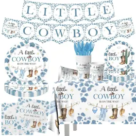 Pymurod 762704572534 142pcs Cowboy Baby Shower Decorations Including Little Pla Pymurod 762704572534 142pcs Cowboy Baby Shower Decorations Including Little Pla