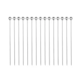63290 Qhajryyc 15 Pcs Metal Stainless Steel Cocktail Toothpicks Ma
