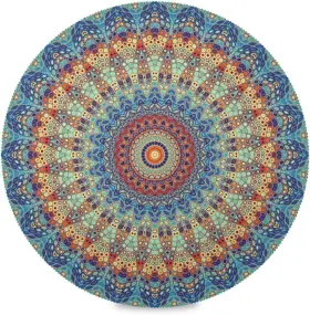 G47408727p405c440s823 Qilmy Mandala Round Placemats Non-slip Washable 15.4 Inch X 4pcs A-mandala