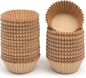 Kcobcbrownjumbo600 Qiqee 300 Count Jumbo Cupcake Liners Natural Large Size/300packs Brown Kcobcbrownjumbo600 Qiqee 300 Count Jumbo Cupcake Liners Natural Large Size/300packs Brown