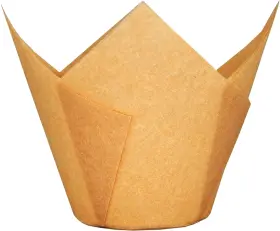 17560 Qlsmypkg Extra Large Jumbo Muffin Greaseproof Paper Baking Natural 1