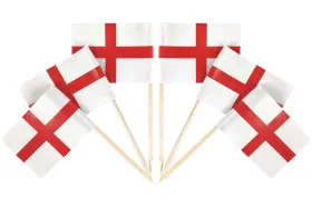 Qqsd 737311886060 100 English Toothpick Flags Small Mini Stick Cupcake Toppers Cocktail Picks