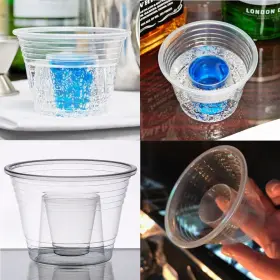 4112-cl Quenchers New 1000 Jager Bomb Blaster Power Chaser Shot Glass Disposable Plastic Cup Case