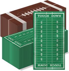 Quericky 445034482447 100pcs Football Napkins Disposable Hand Towels Footb
