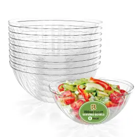 Rk-111 R-kay 6 Pack Extra Large Serving Bowl - 150 Ounce Plastic Bowls For Enterta