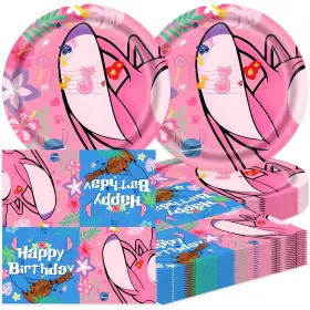 4545g Rabofly 40packs Stitch Party Supplies Plates Napkin Birthday Decorations
