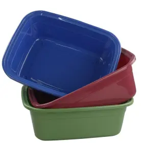 Ramddy 611982037320 12 Quart Plastic Dishpan/basin 14 Inch X 11 5.12 Set Of 3