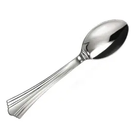 620155 Reflections Wna Silver 6-1/4 Plastic Teaspoon - 600 / Cs Inch