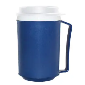 Rehabilitation Advantage 847102000749 Plastic Weighted Insulated Mug With 12 Ounces Blue Rehabilitation Advantage 847102000749 Plastic Weighted Insulated Mug With 12 Ounces Blue