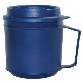 Rehabilitation Advantage 847102009155 Insulated Plastic Mug With Tumbler 8 Ounces Blue Rehabilitation Advantage 847102009155 Insulated Plastic Mug With Tumbler 8 Ounces Blue