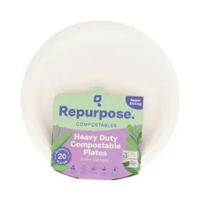 Repurpose 855995003235 Plates Compostable 9 In 20 Count