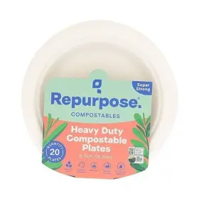 Pc-63178 Repurpose 6 Inch Eco-dessert Plates 20 Count