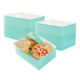 Rwa0862tq Restaurantware Bio Tek 8.4 X 6 3.5 Inch Burger Trays 100 Disposable Paper F