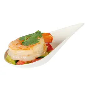 Rwa1134w Restaurantware Tasting Spoons 100 Pack 4.25 Inch Pulp Safe Home Compostable