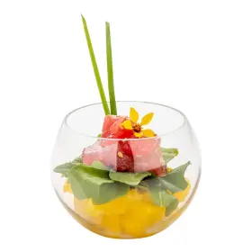 Rwp0114c Restaurantware 4 Ounce Round Plastic Bowls 100 Disposable Sphere Cups - Premi