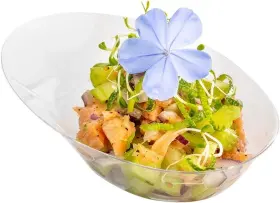 Rwp0117c-50 Restaurantware 50 Mini Dish 4x2.9x1.3 Inch Oval Elipse Design Clear Multiuse/purpose