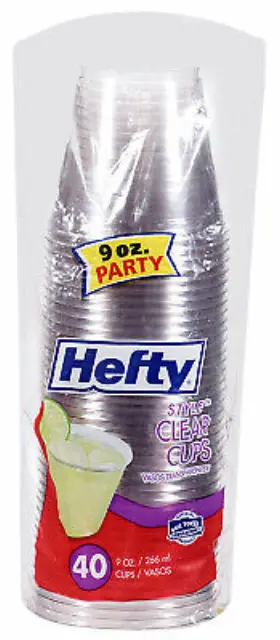 00c20940 Reynolds Consumer Products Deluxe Clear Cups 9-oz. 40-ct