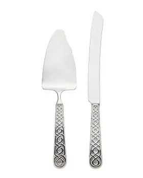 30502520060000 Ricci Argentieri Labirinto 18/10 Stainless Steel 2pc Cake Knife And Server Set