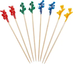 Rikkel Corp. 705353322273 Comfy Package 1000 Count 4 Inch Frill Picks Cocktail And Food Toothpicks
